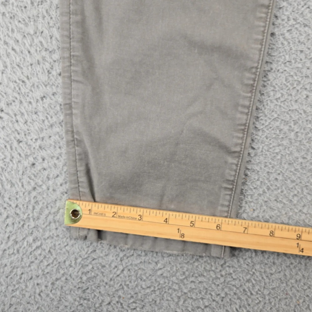 American Eagle Pants Mens 32x32 Gray Thrashed Chino Straight Leg Flex Mid Rise - Picture 9 of 11